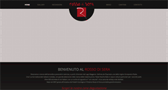 Desktop Screenshot of osteriarossodisera.it