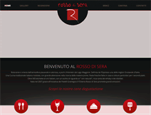 Tablet Screenshot of osteriarossodisera.it